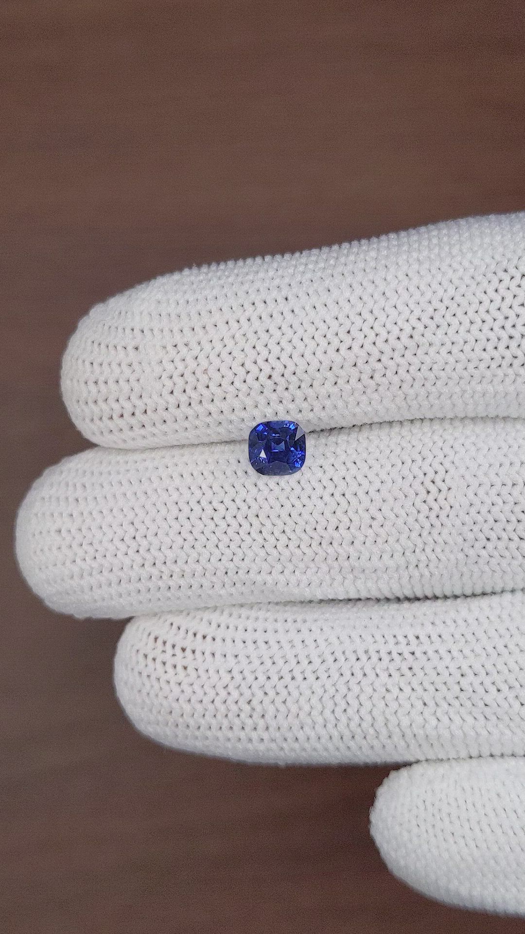 1.05 Ct. Blue Sapphire from Madagascar Size Video
