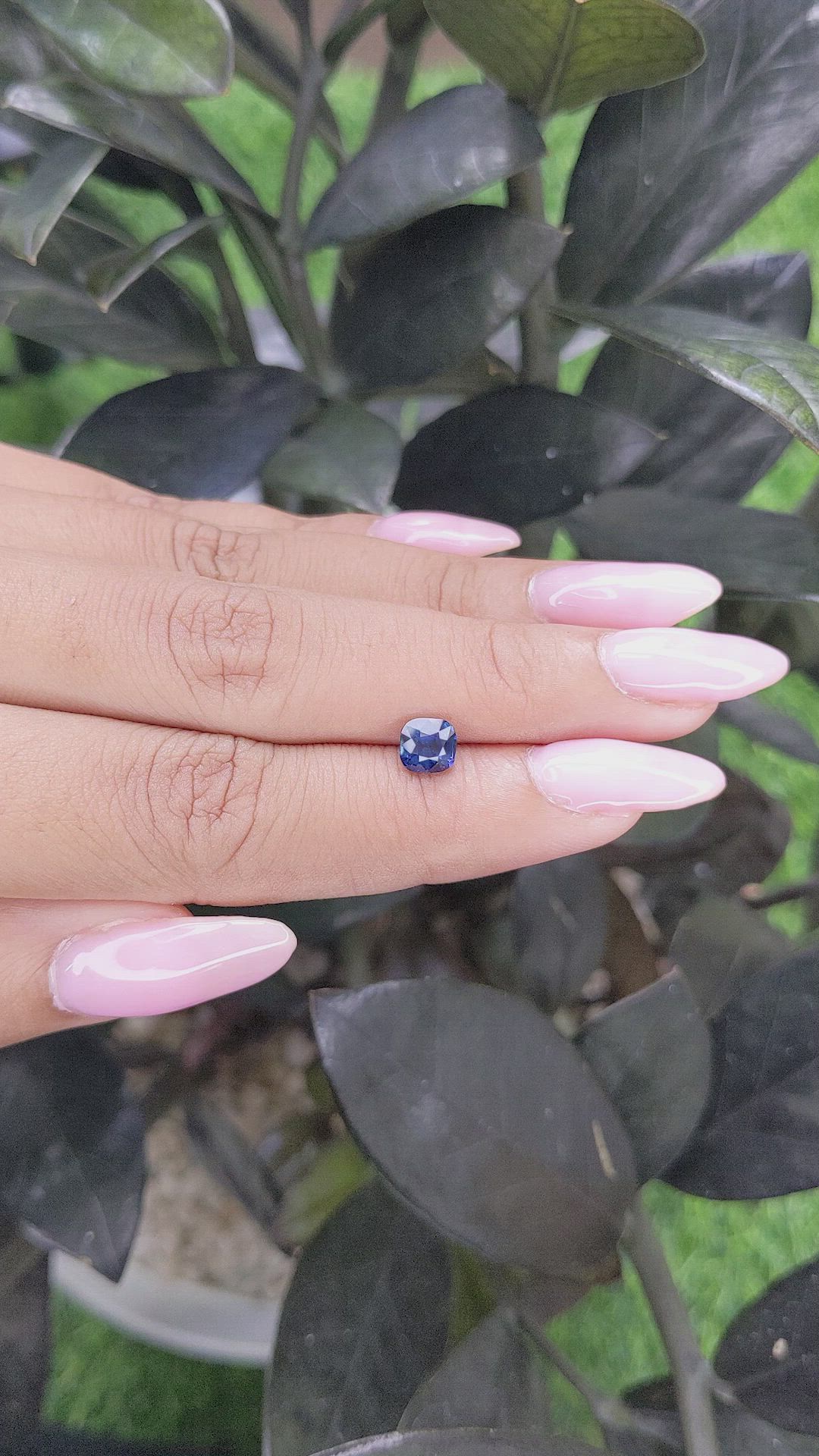 1.05 Ct. Blue Sapphire from Madagascar Size Video