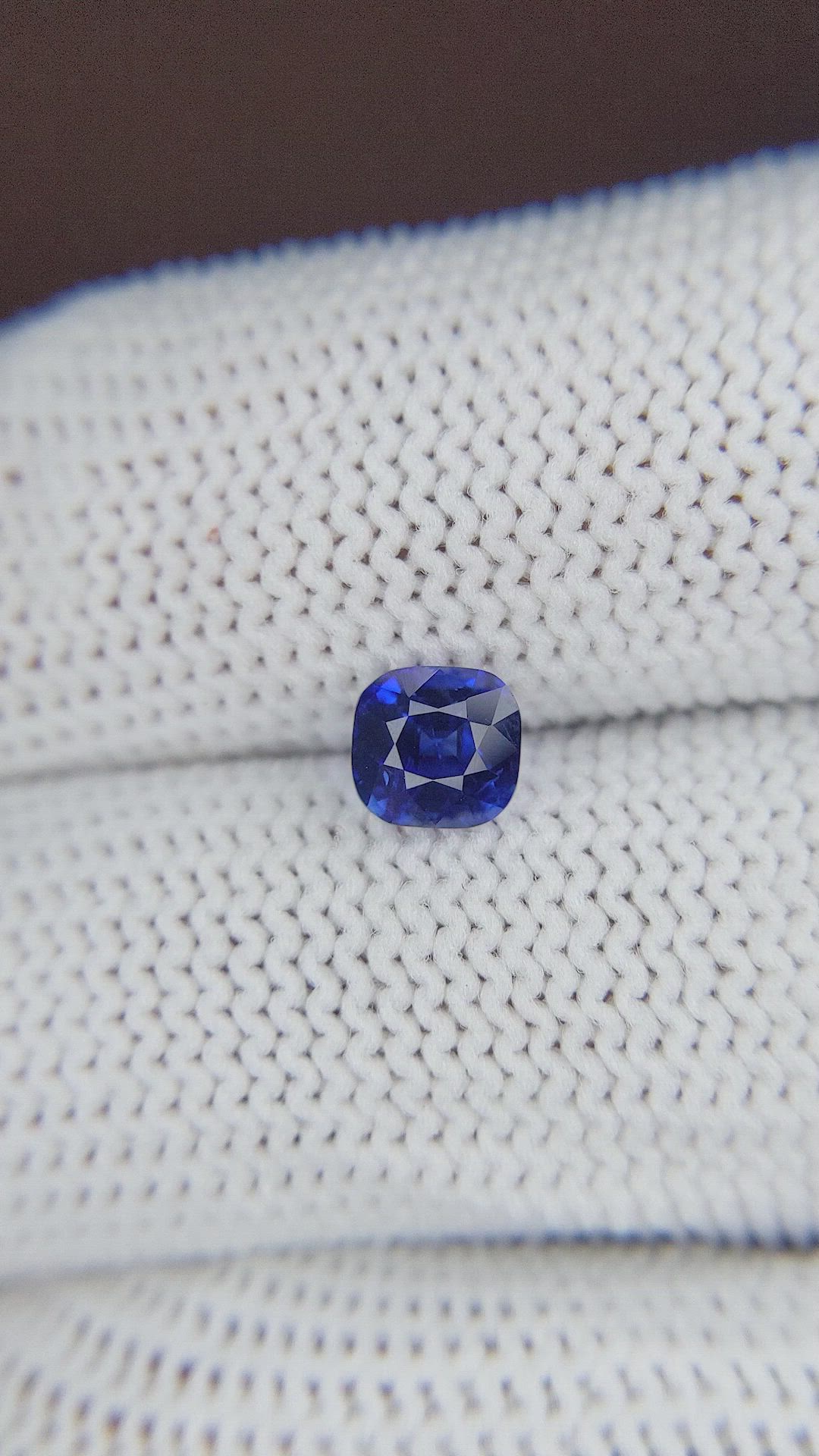 1.05 Ct. Blue Sapphire from Madagascar Size Video