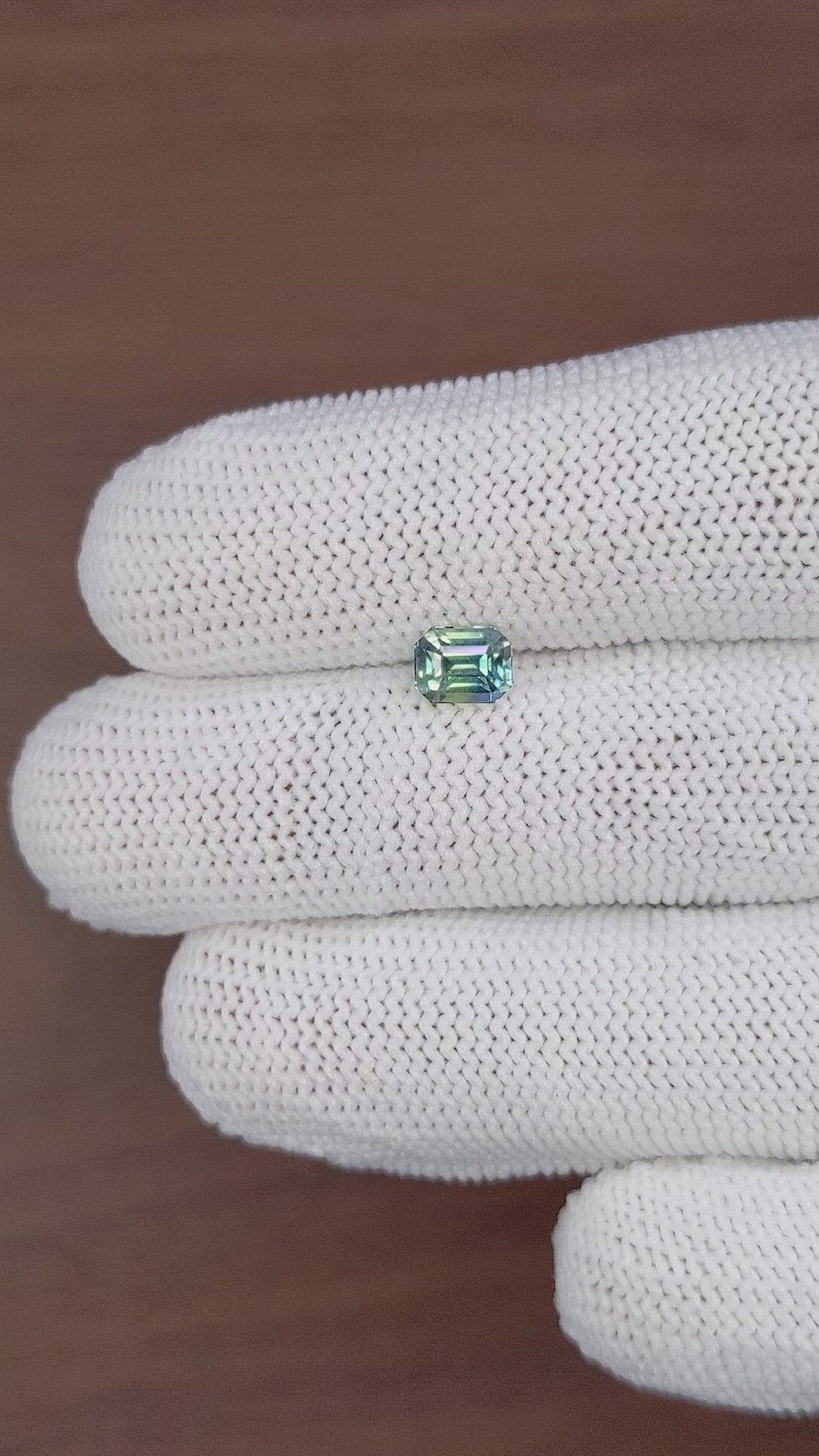 1.07 Ct. Bi Color Sapphire from Madagascar Size Video