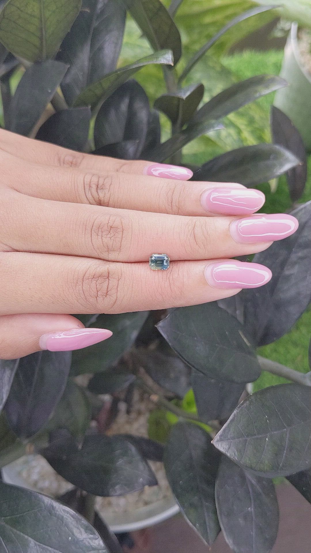 1.07 Ct. Bi Color Sapphire from Madagascar Size Video