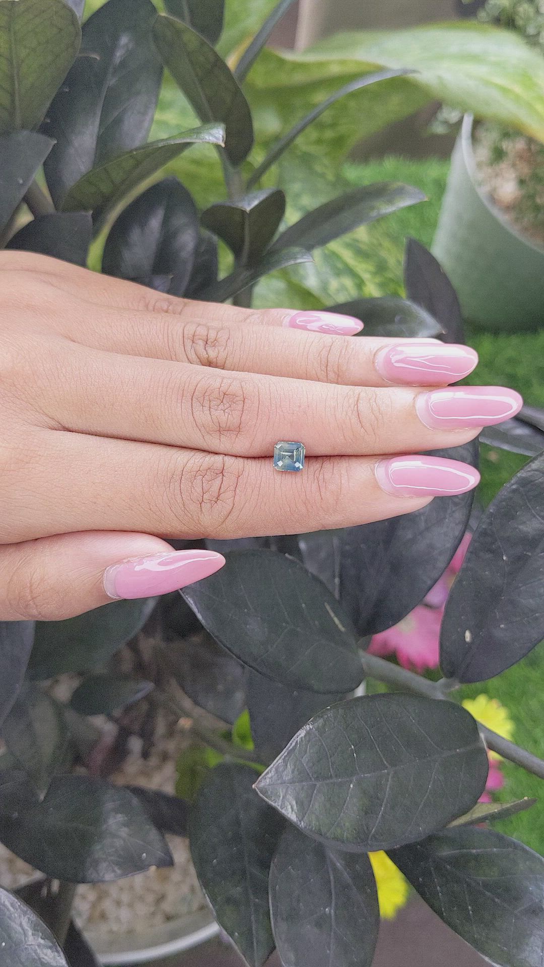 1.13 Ct. Bi Color Sapphire from Madagascar Size Video