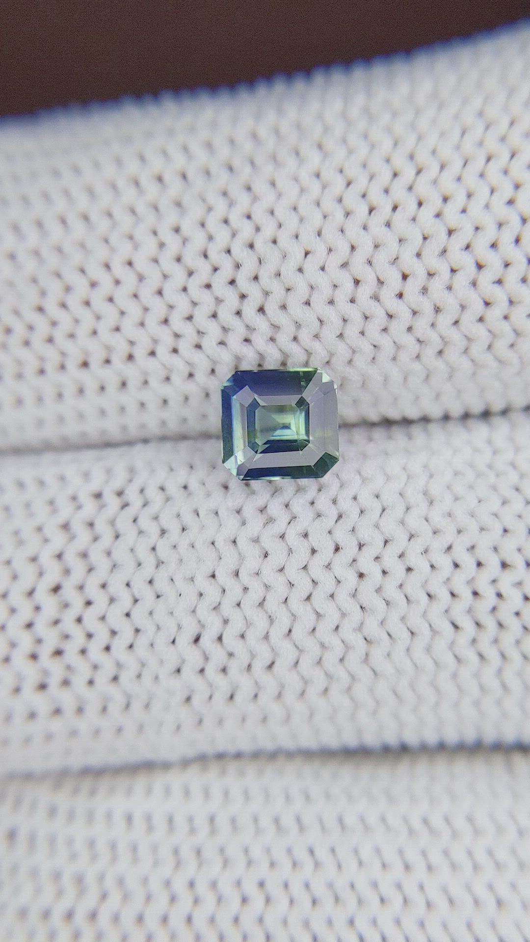 1.13 Ct. Bi Color Sapphire from Madagascar Size Video
