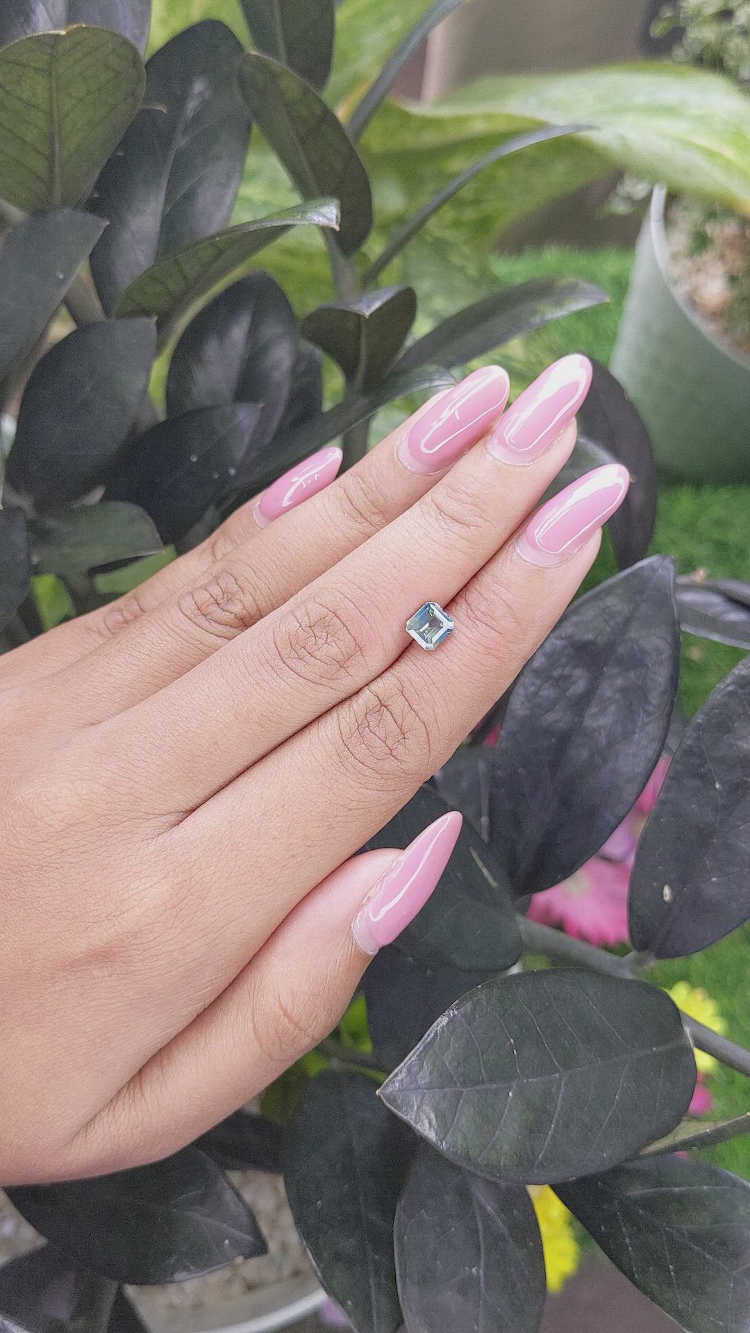 1.13 Ct. Bi Color Sapphire from Madagascar Size Video