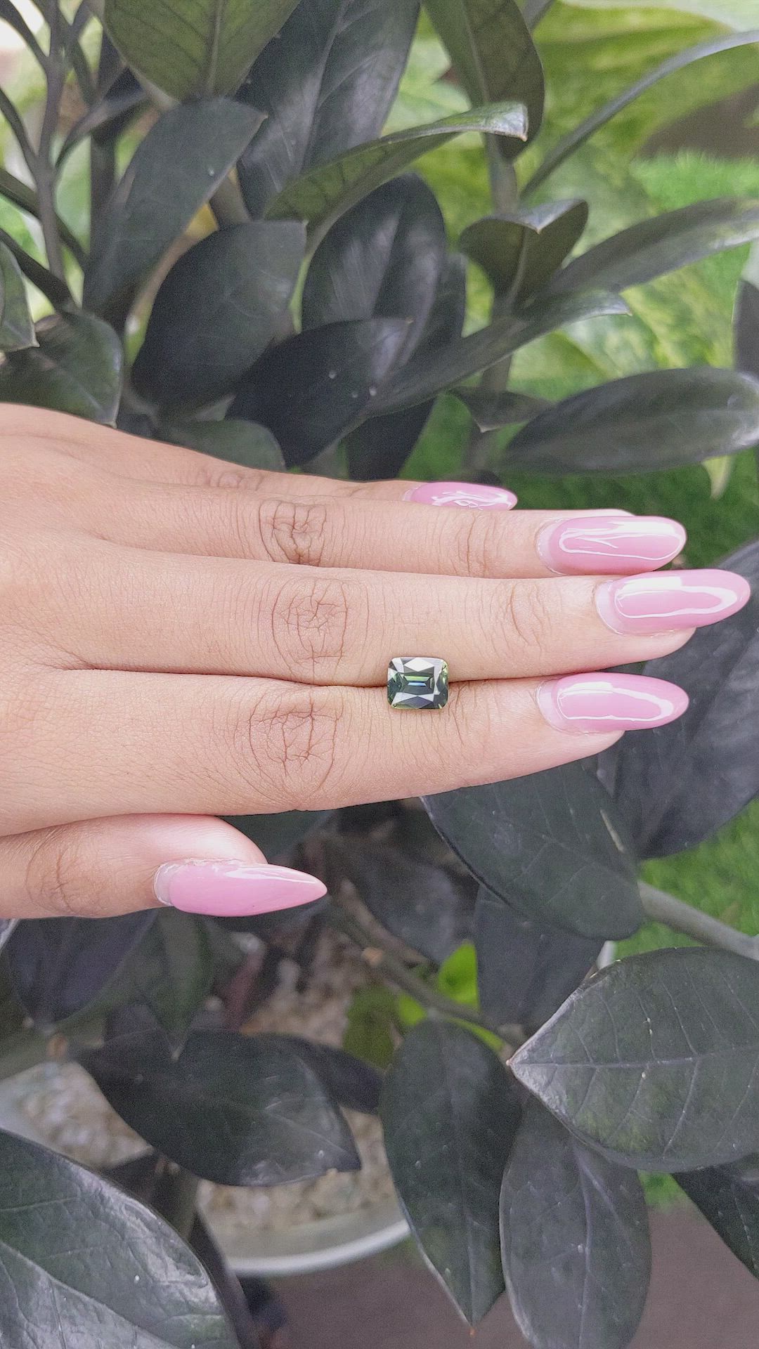 2.10 Ct. Bi Color Sapphire from Madagascar Size Video