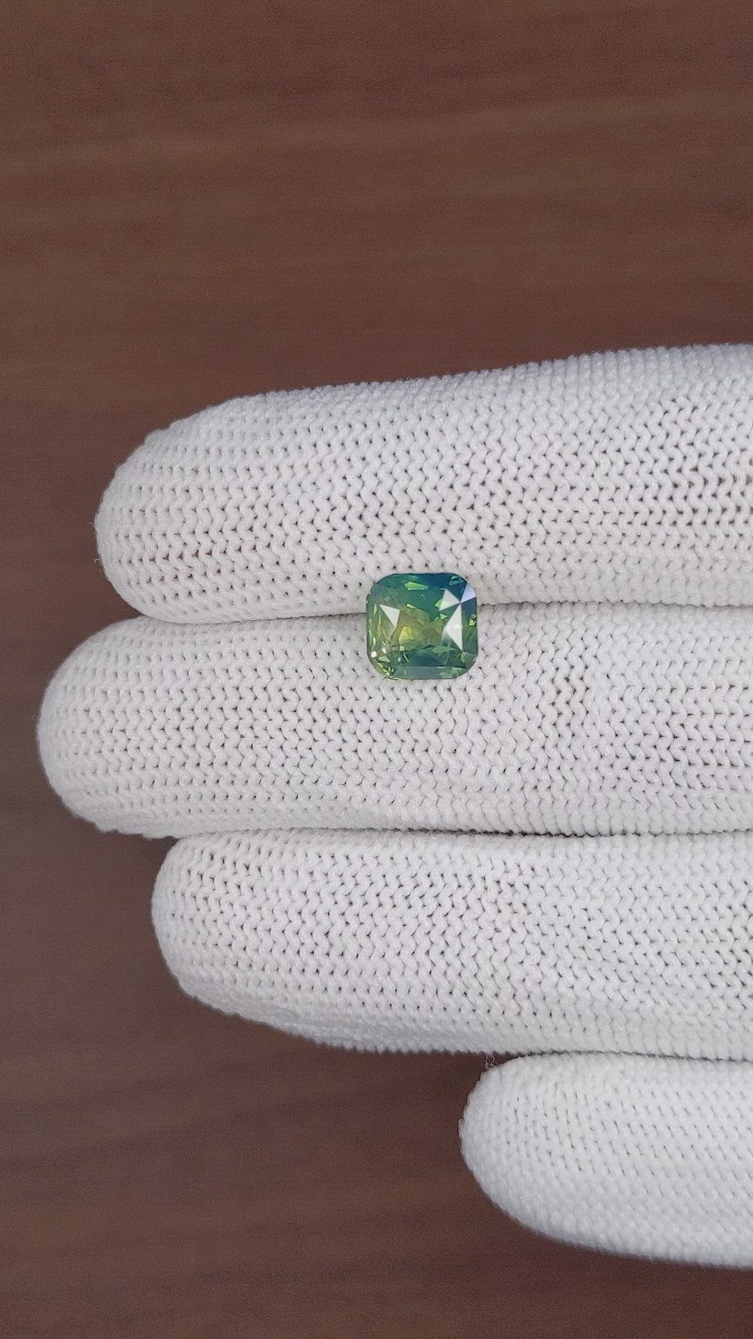 3.54 Ct. Bi Color Sapphire from Madagascar Size Video