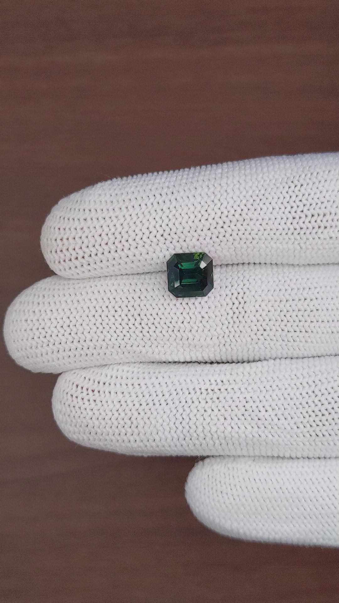 3.68 Ct. Green Sapphire from Madagascar Size Video