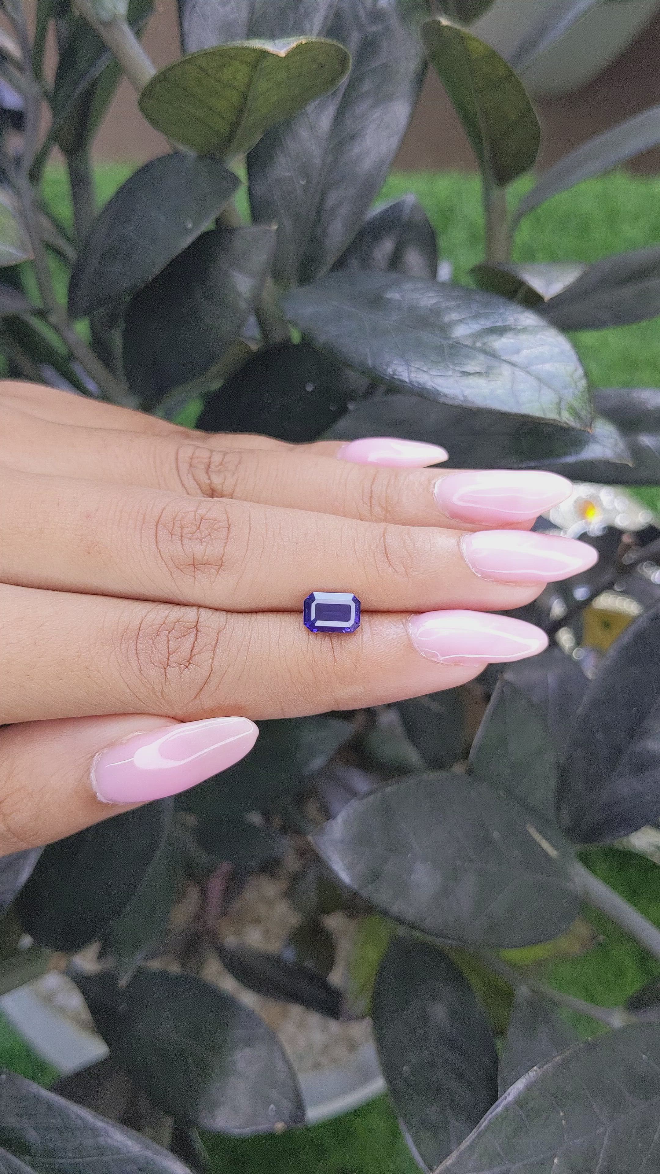 1.80 Ct. Color Change Sapphire from Ceylon (Sri Lanka) Size Video