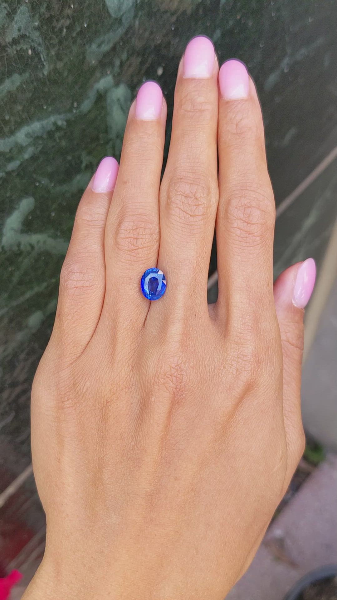 3.01 Ct. Blue Sapphire from Ceylon (Sri Lanka) Size Video