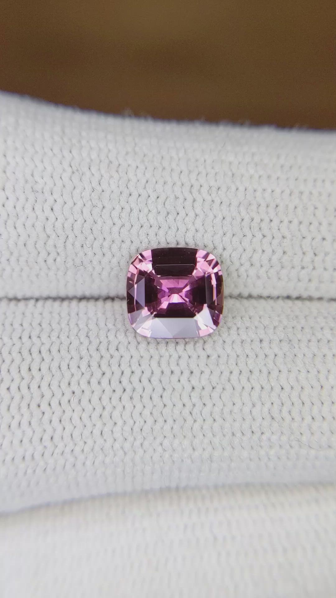 2.00 Ct. Purplish Pink Sapphire from Ceylon (Sri Lanka) Size Video