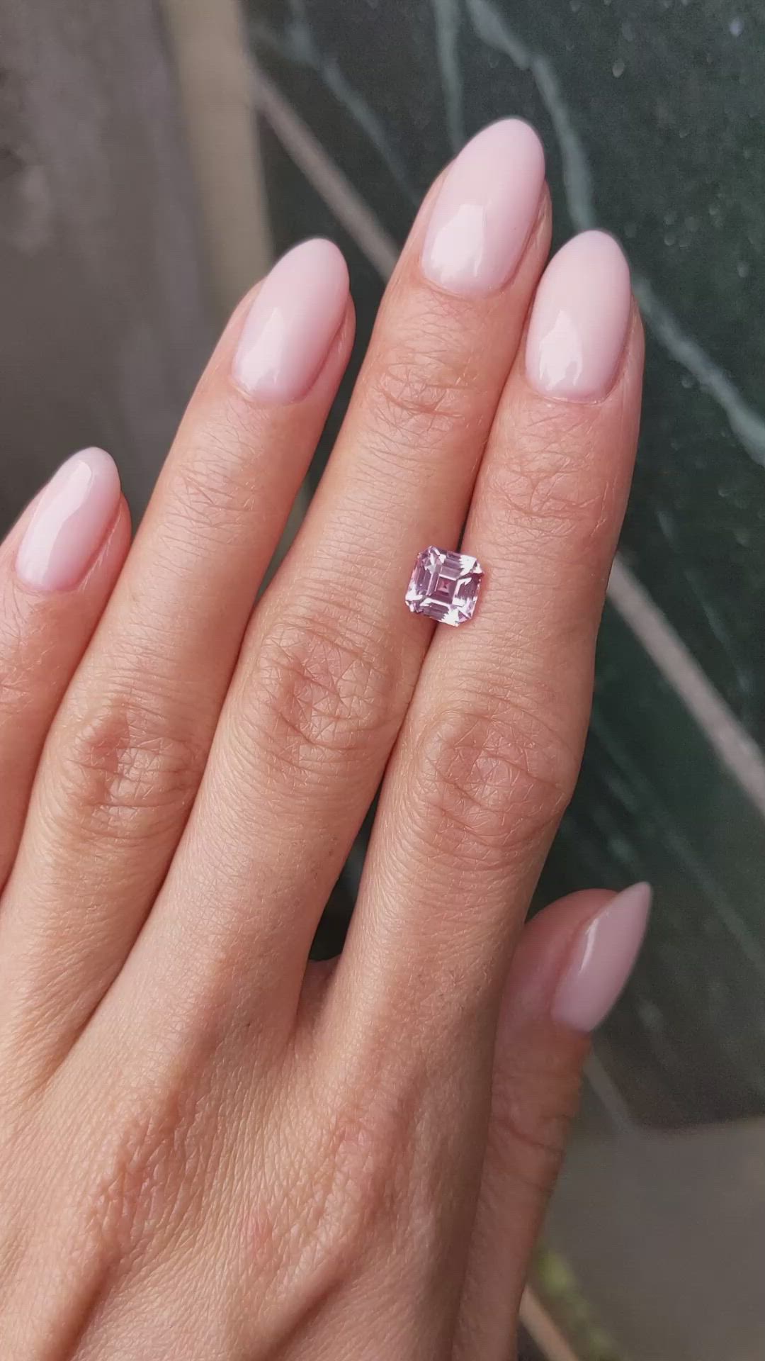 2.03 Ct. Pink Sapphire from Ceylon (Sri Lanka) Size Video