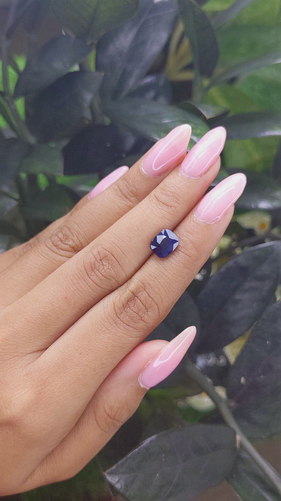 2.69 Ct. Blue Sapphire from Madagascar Size Video