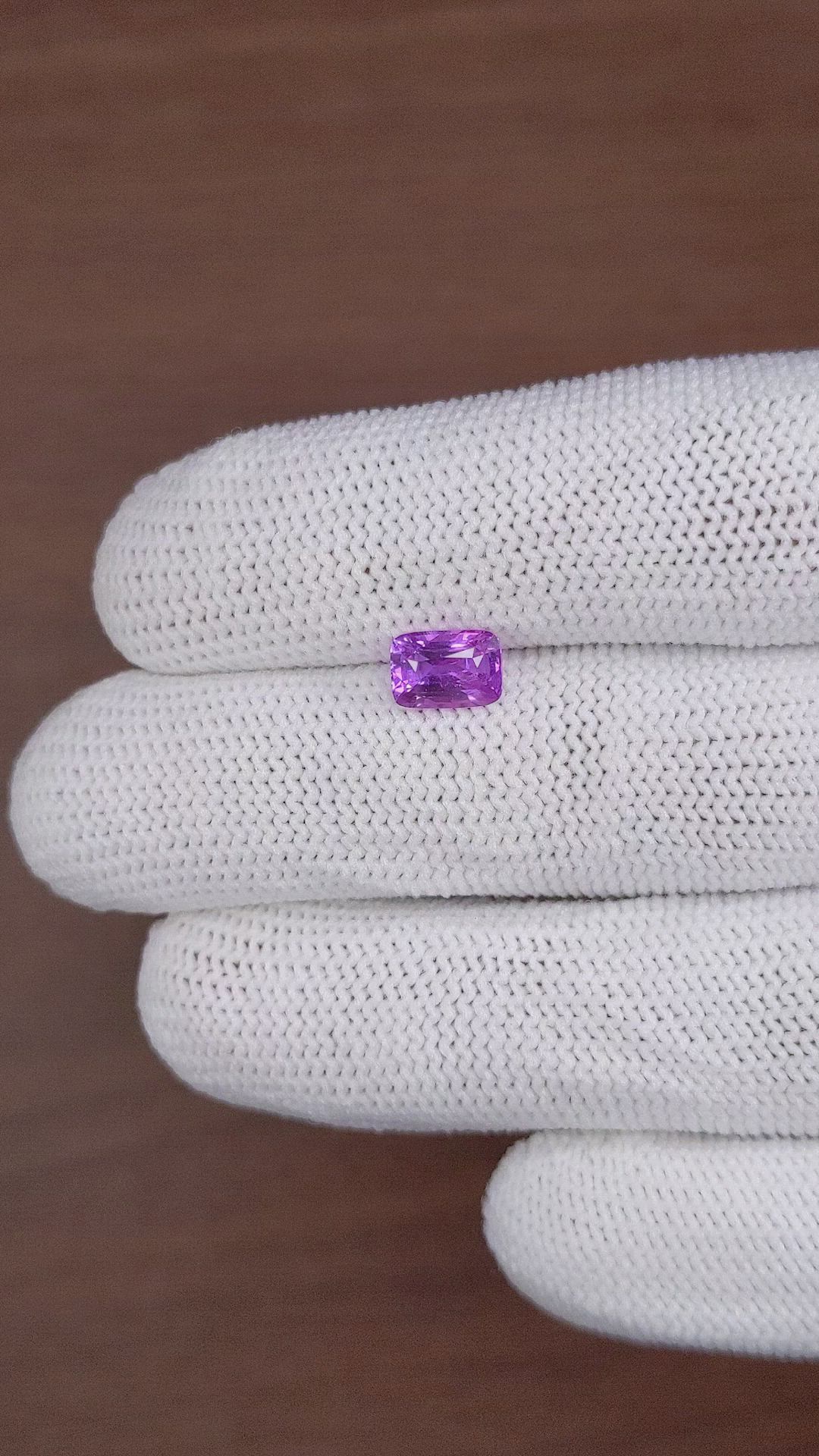 1.53 Ct. Purple Sapphire from Madagascar Size Video