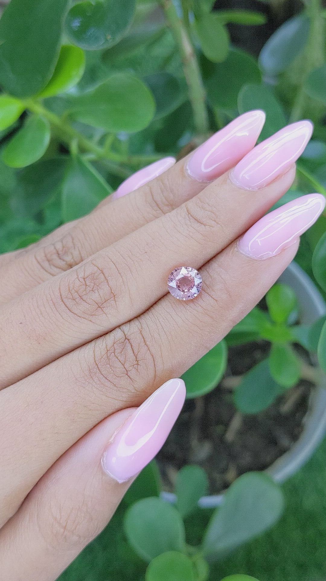 1.86 Ct. Padparadscha Sapphire from Madagascar Size Video