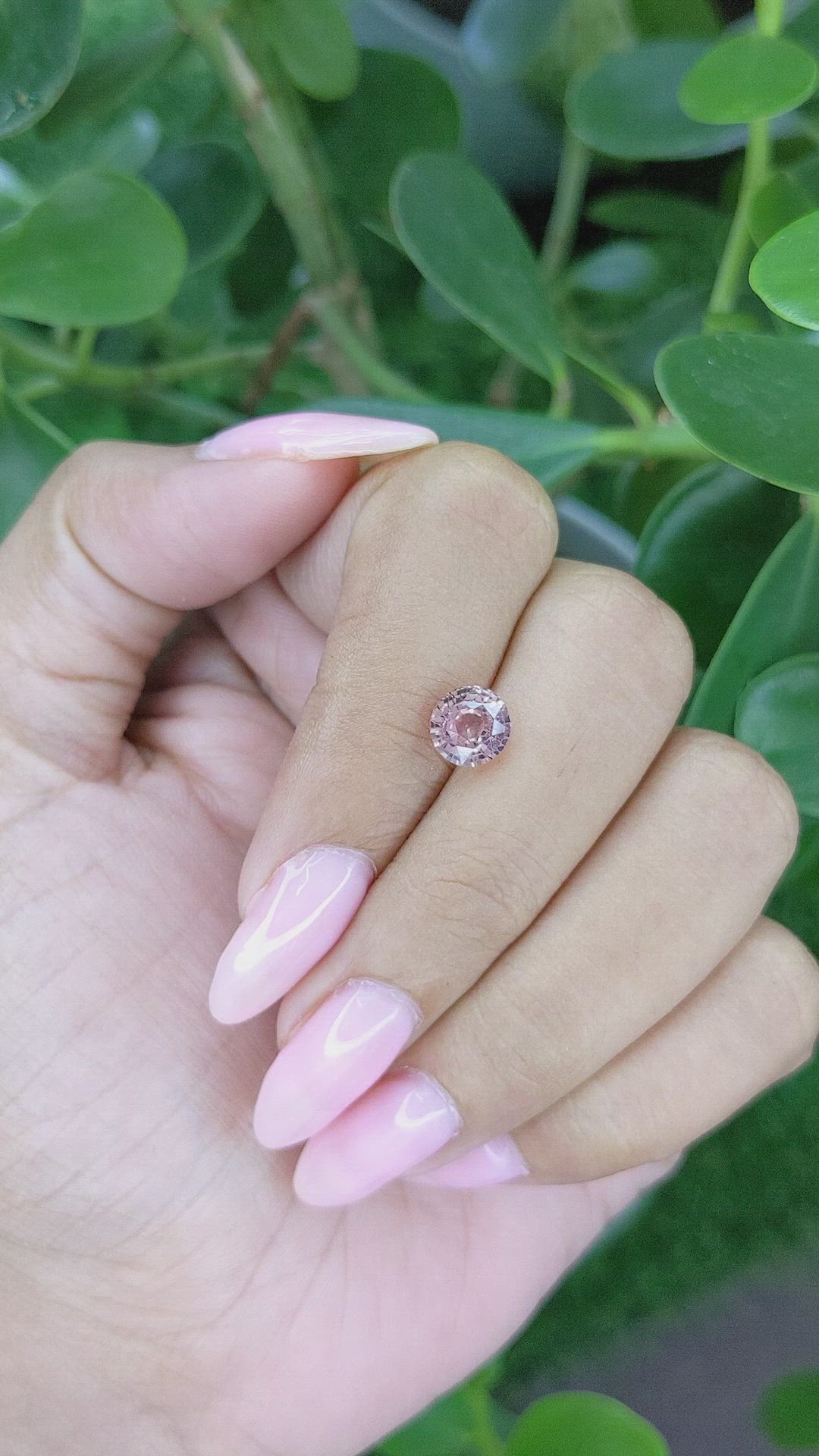 1.86 Ct. Padparadscha Sapphire from Madagascar Size Video