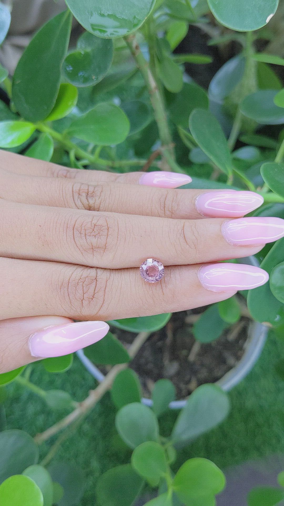 1.86 Ct. Padparadscha Sapphire from Madagascar Size Video