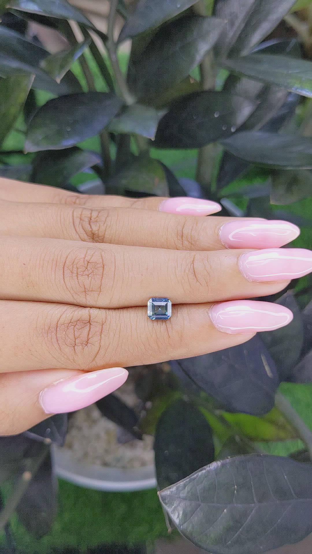 1.02 Ct. Bi Color Sapphire from Madagascar Size Video