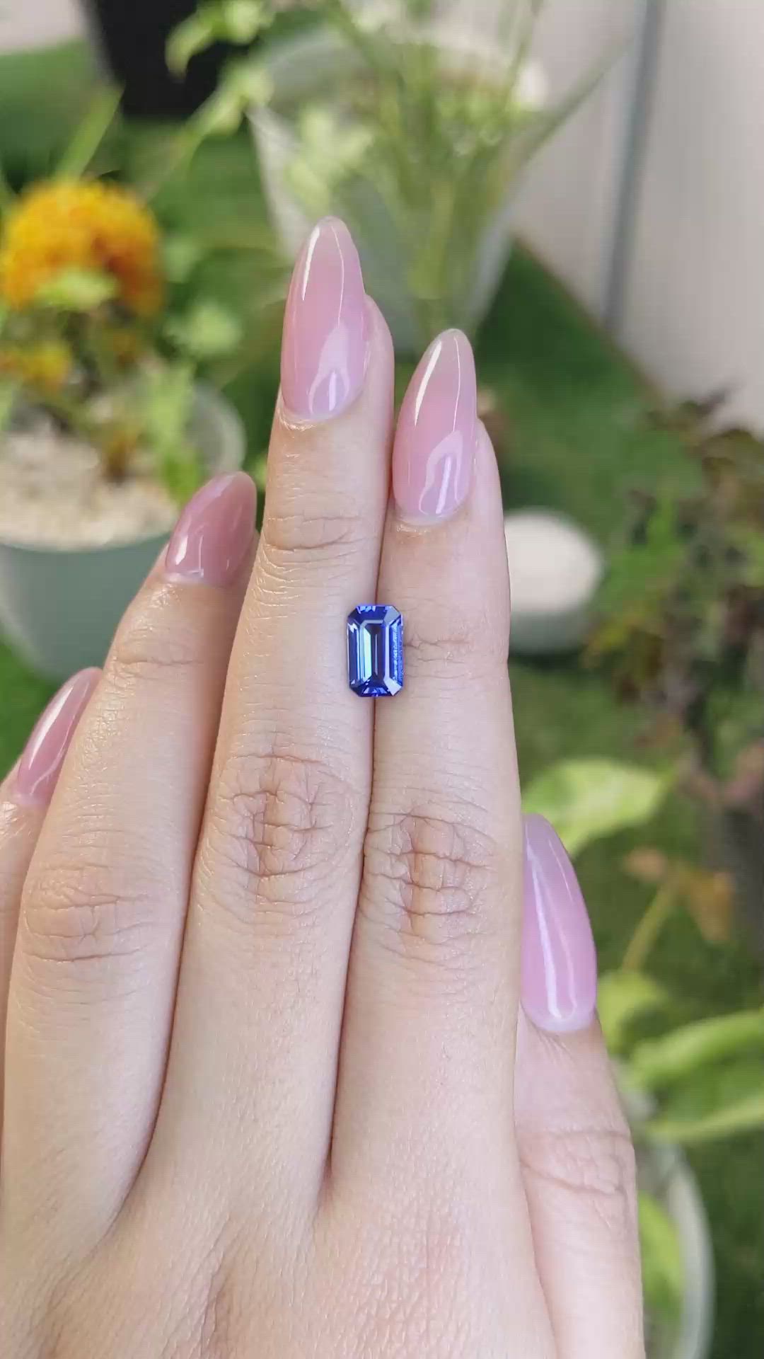 1.64 Ct. Blue Sapphire from Ceylon (Sri Lanka) Size Video