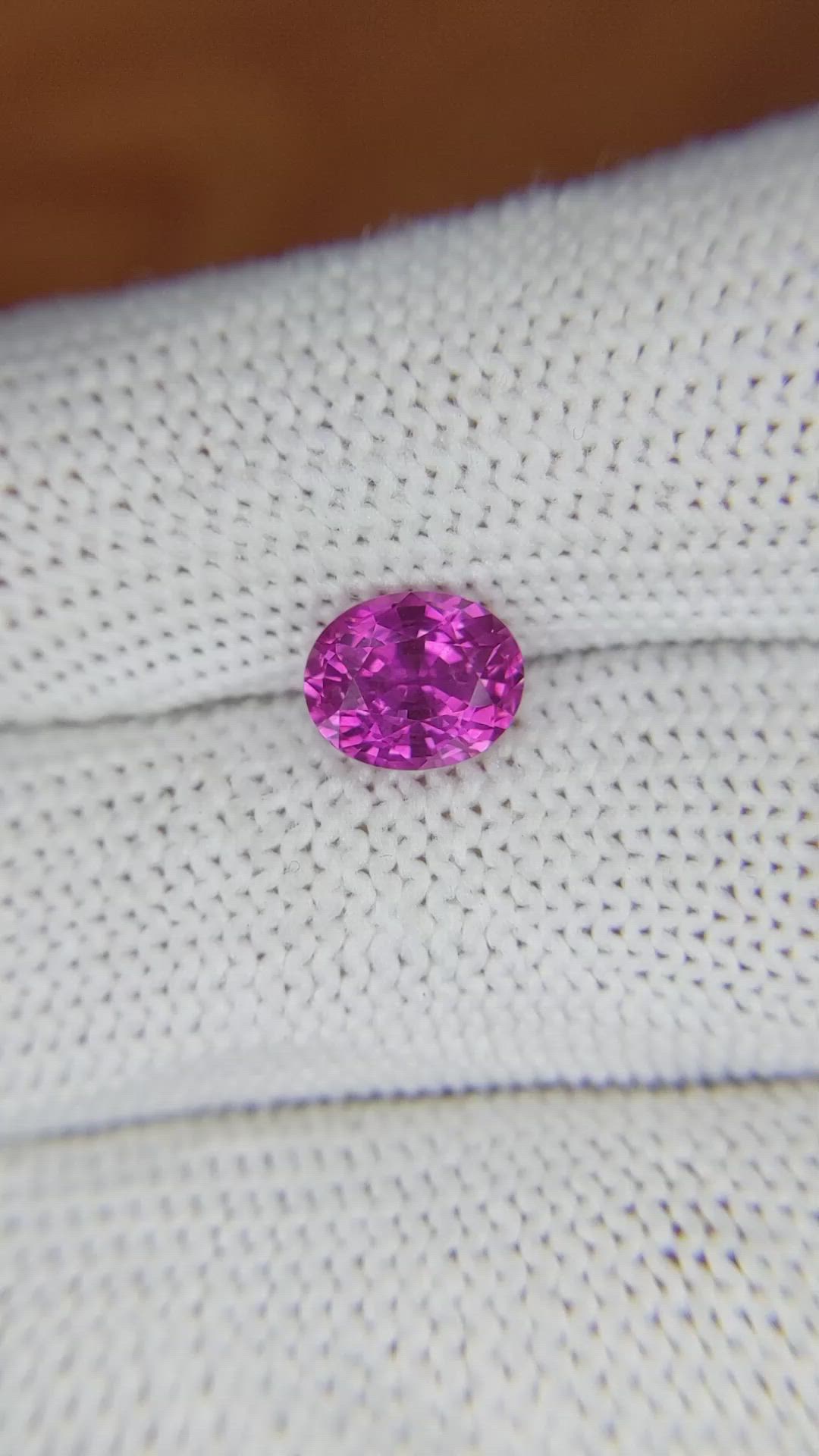 2.02 Ct. Pinkish Purple Sapphire from Ceylon (Sri Lanka) Size Video