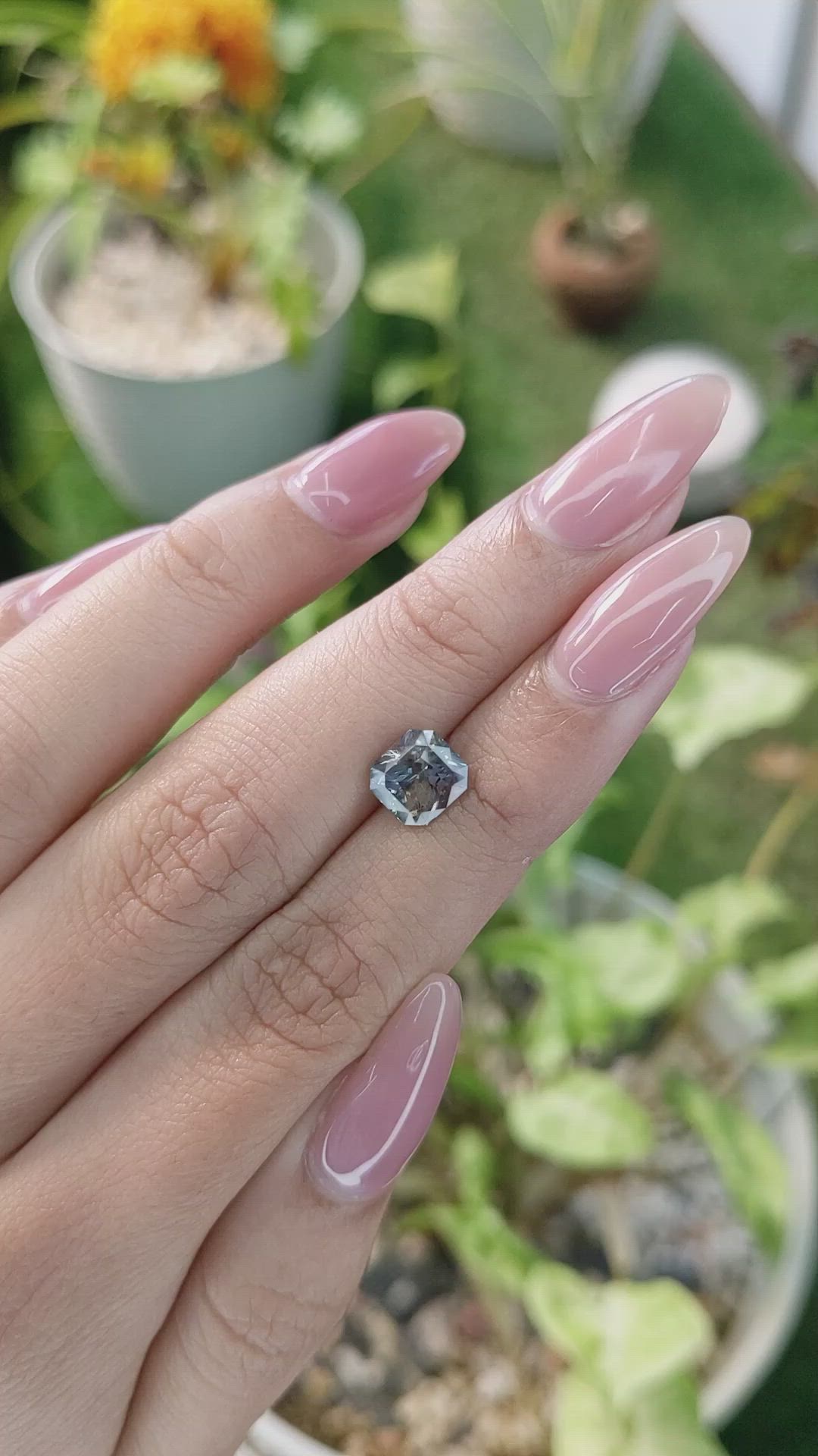 2.08 Ct. Bi Color Sapphire from Madagascar Size Video