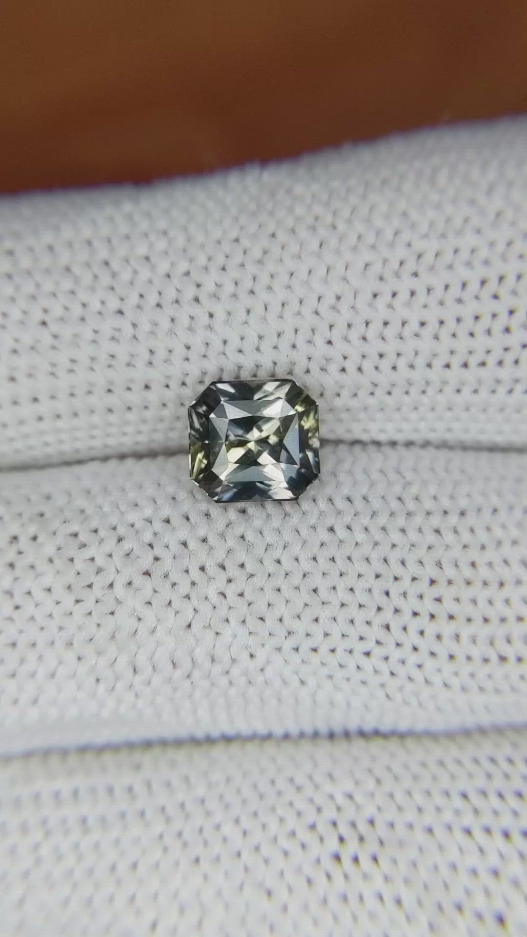 2.08 Ct. Bi Color Sapphire from Madagascar Size Video