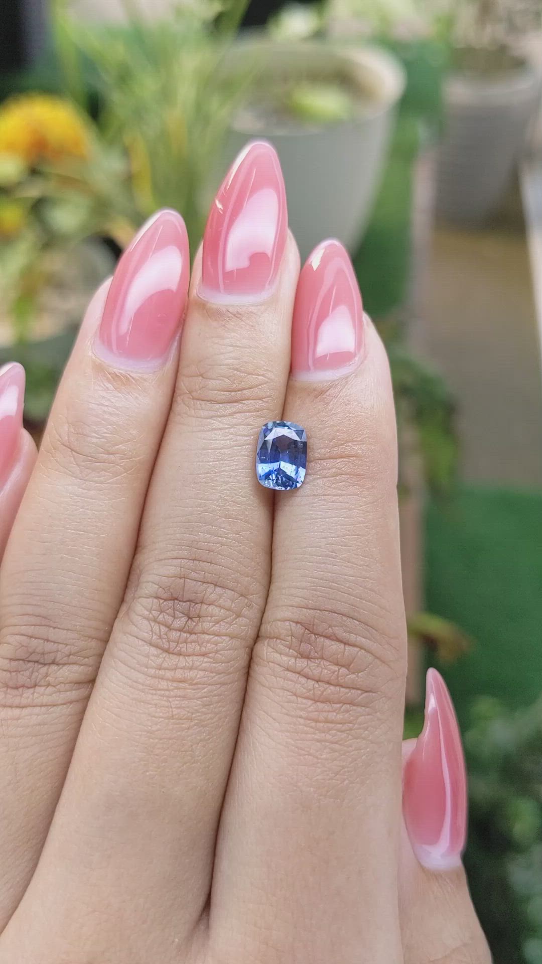 1.49 Ct. Blue Sapphire from Madagascar Size Video