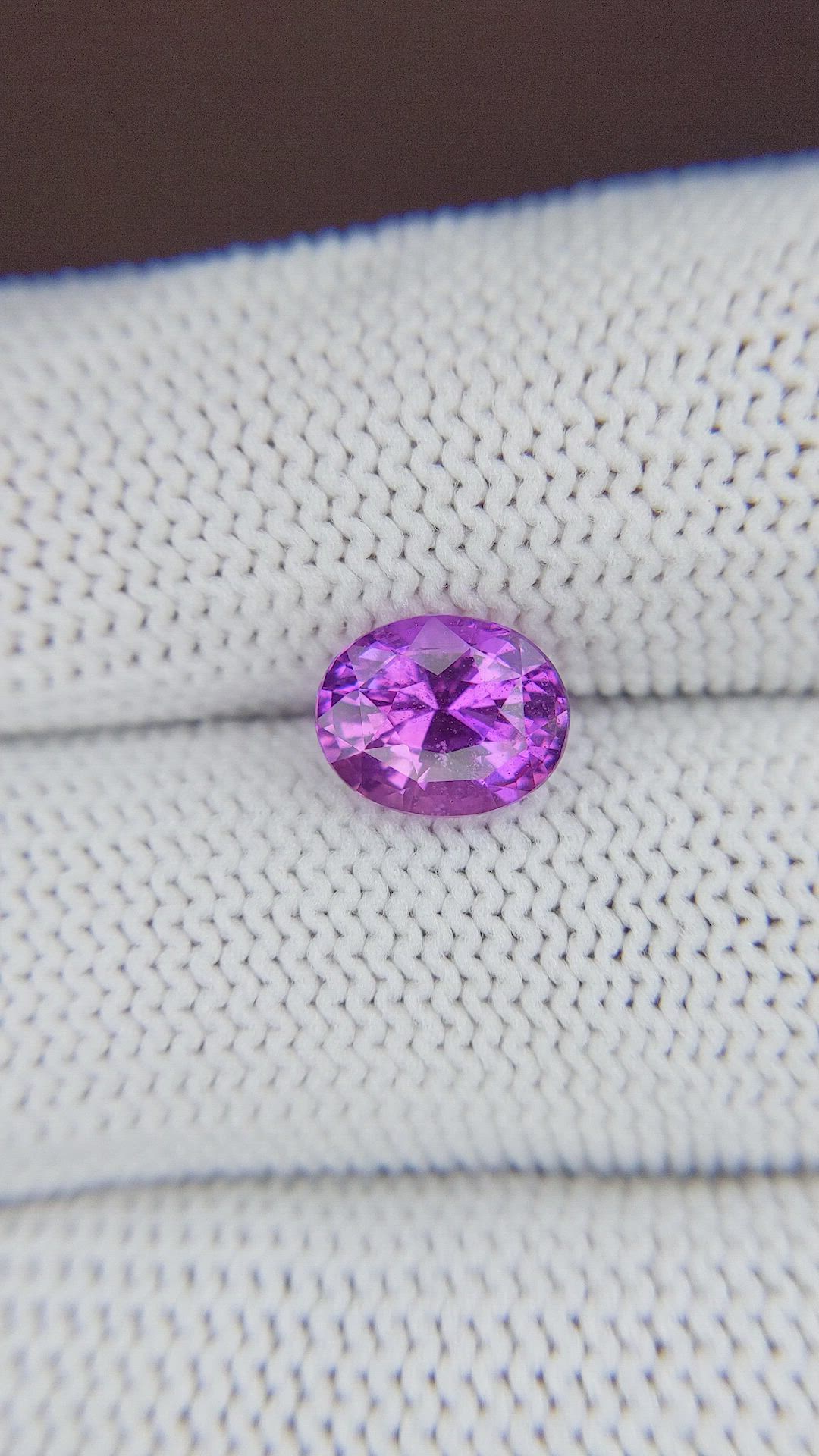 2.76 Ct. Purple Sapphire from Madagascar Size Video