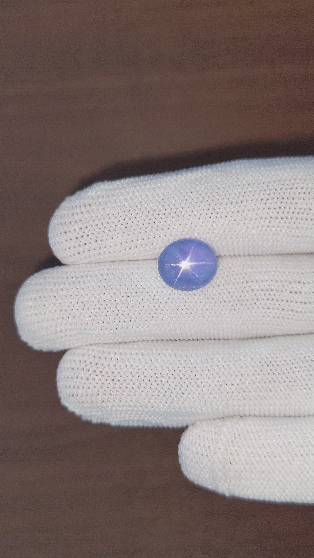 5.13 Ct. Blue Star Sapphire from Ceylon (Sri Lanka) Size Video