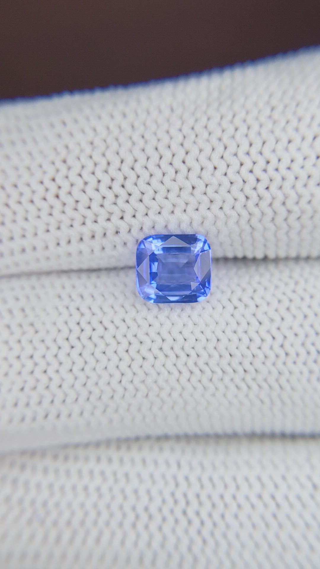 1.65 Ct. Blue Sapphire from Ceylon (Sri Lanka) Size Video