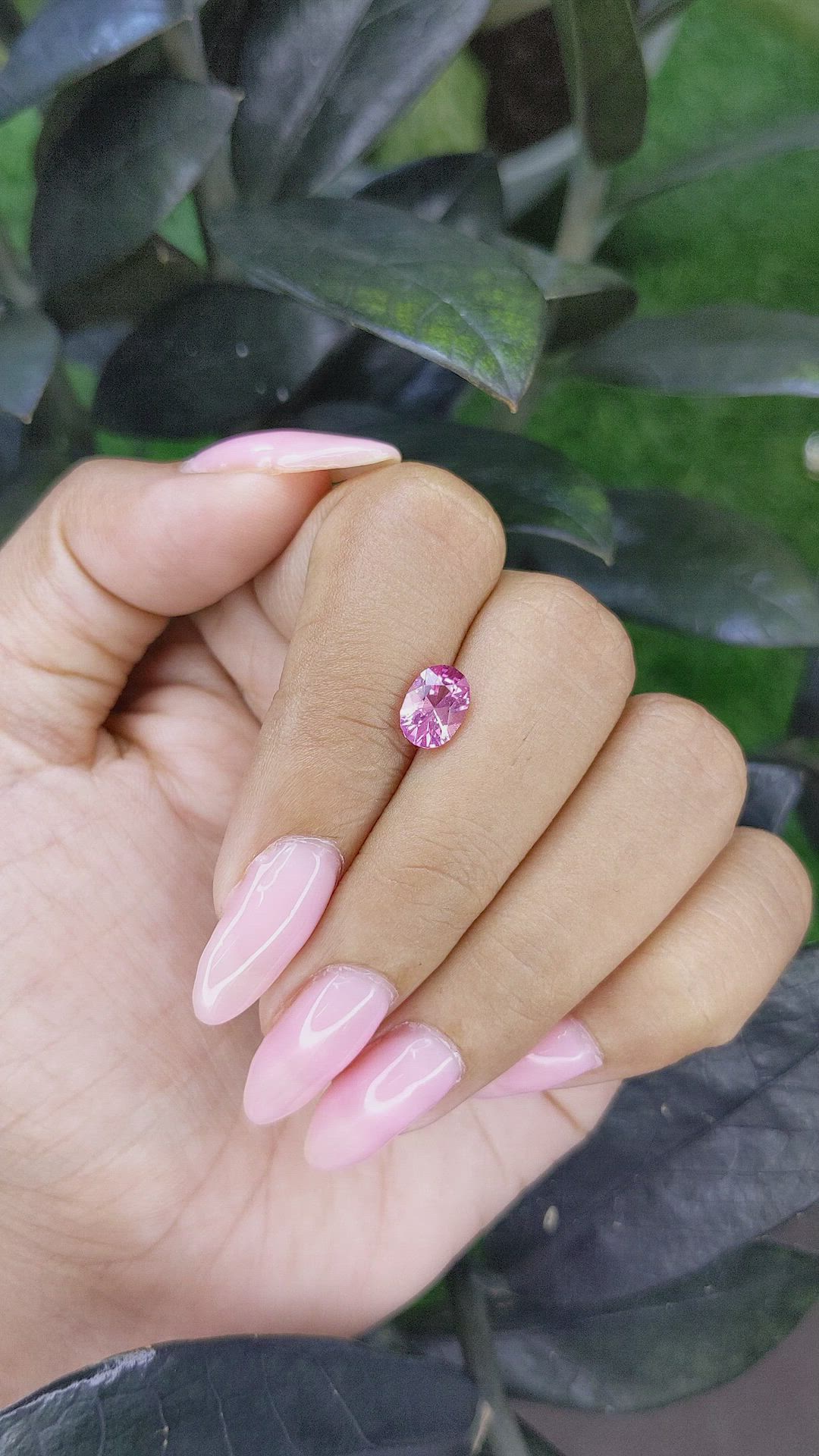 1.40 Ct. Pink Sapphire from Madagascar Size Video