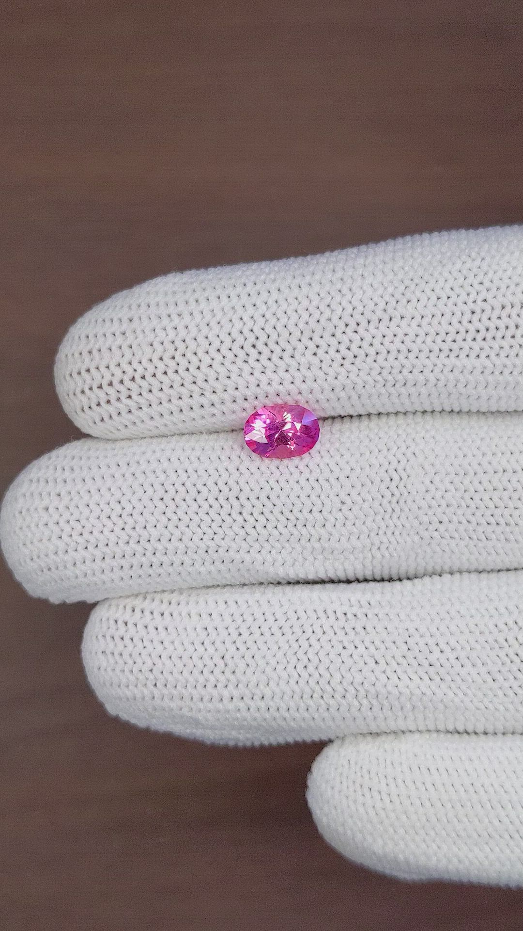 1.40 Ct. Pink Sapphire from Madagascar Size Video