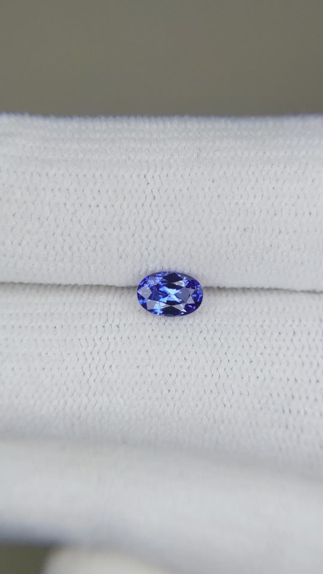 0.49 Ct. Blue Sapphire from Madagascar Size Video
