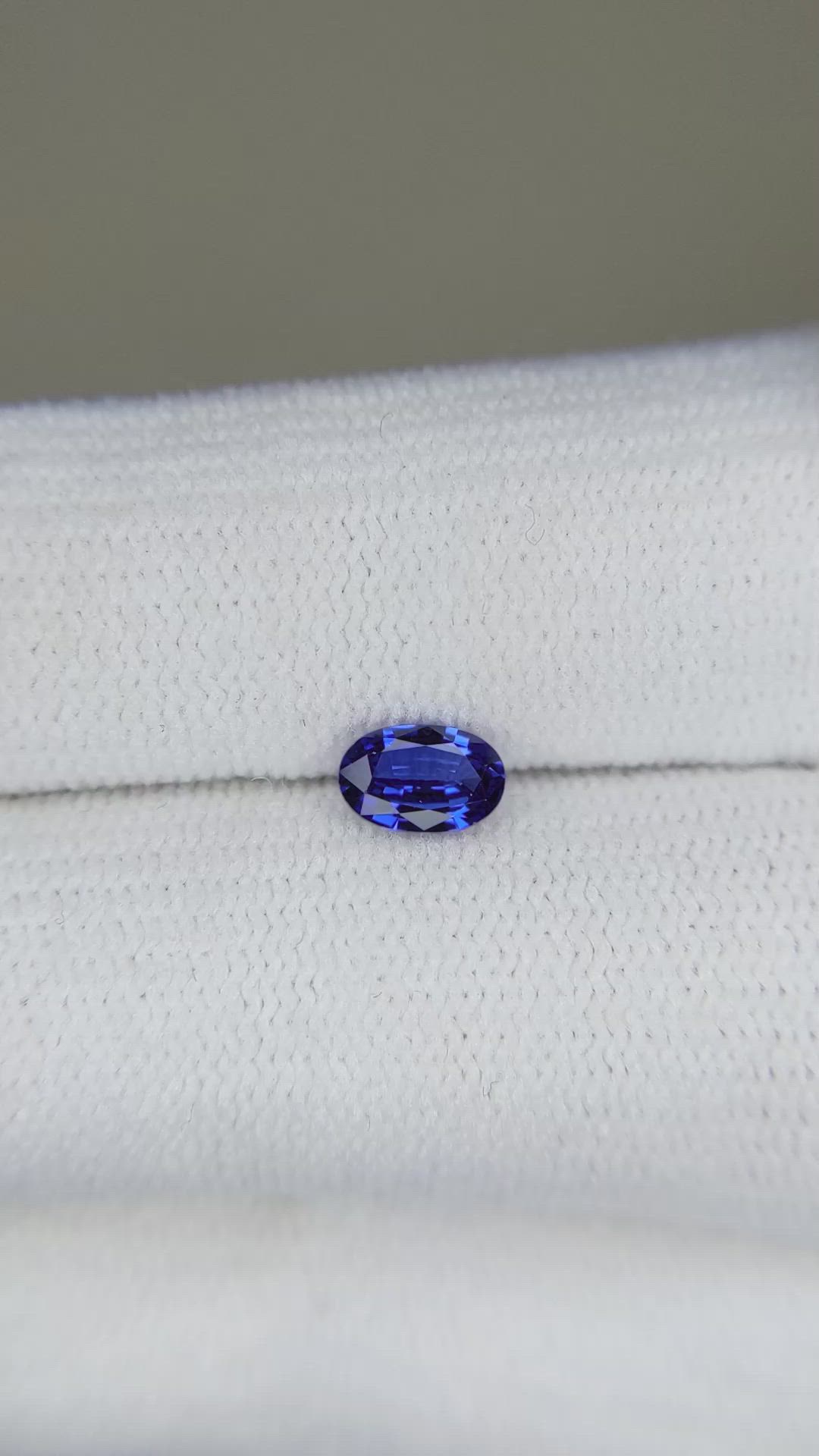 0.50 Ct. Blue Sapphire from Madagascar Size Video