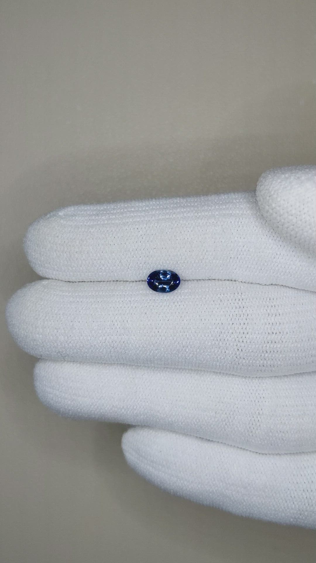 0.51 Ct. Blue Sapphire from Madagascar Size Video