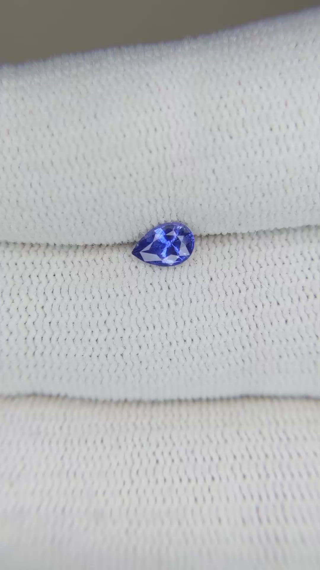 0.36 Ct. Blue Sapphire from Ceylon (Sri Lanka) Size Video