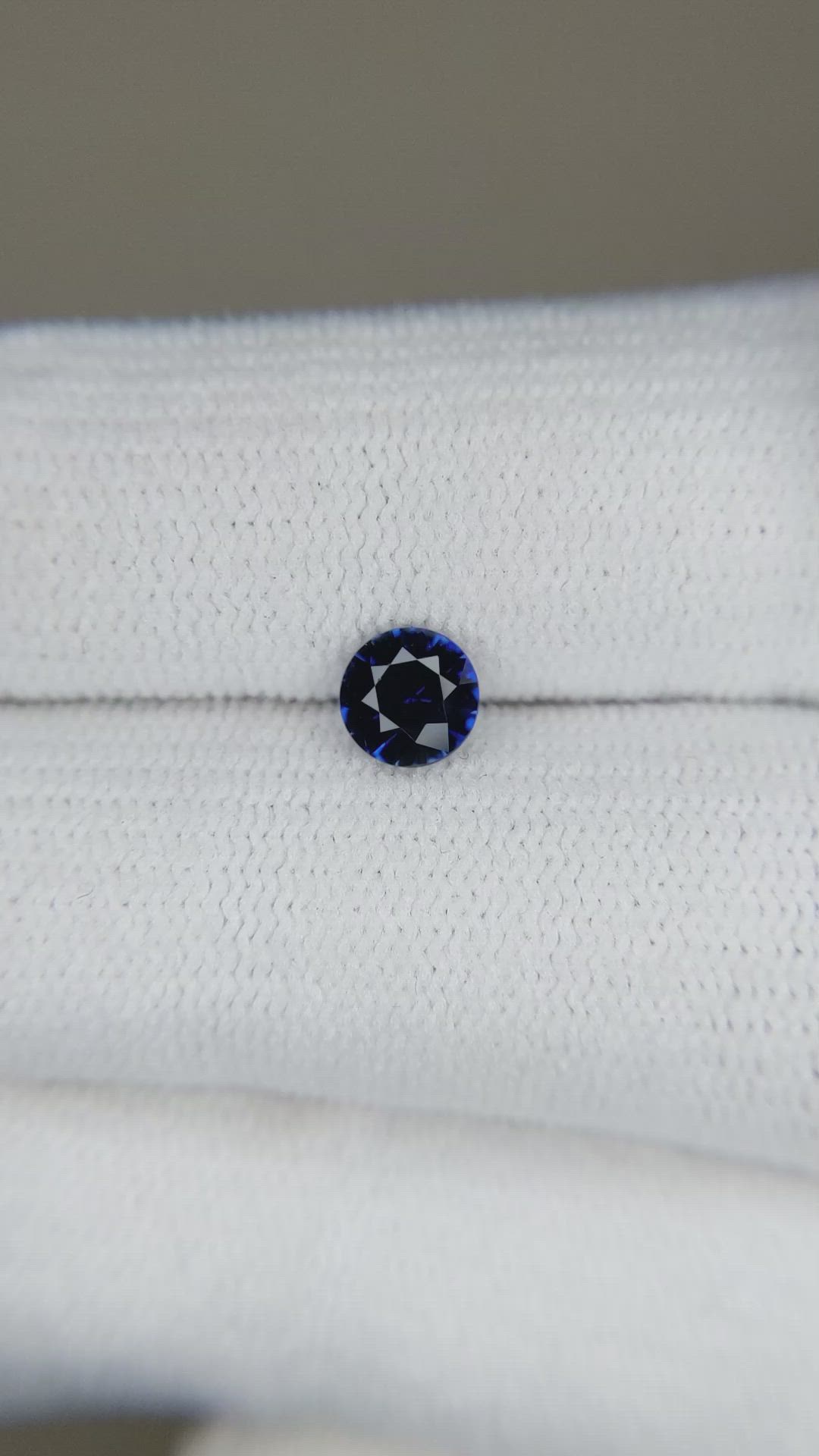 0.60 Ct. Blue Sapphire from Madagascar Size Video