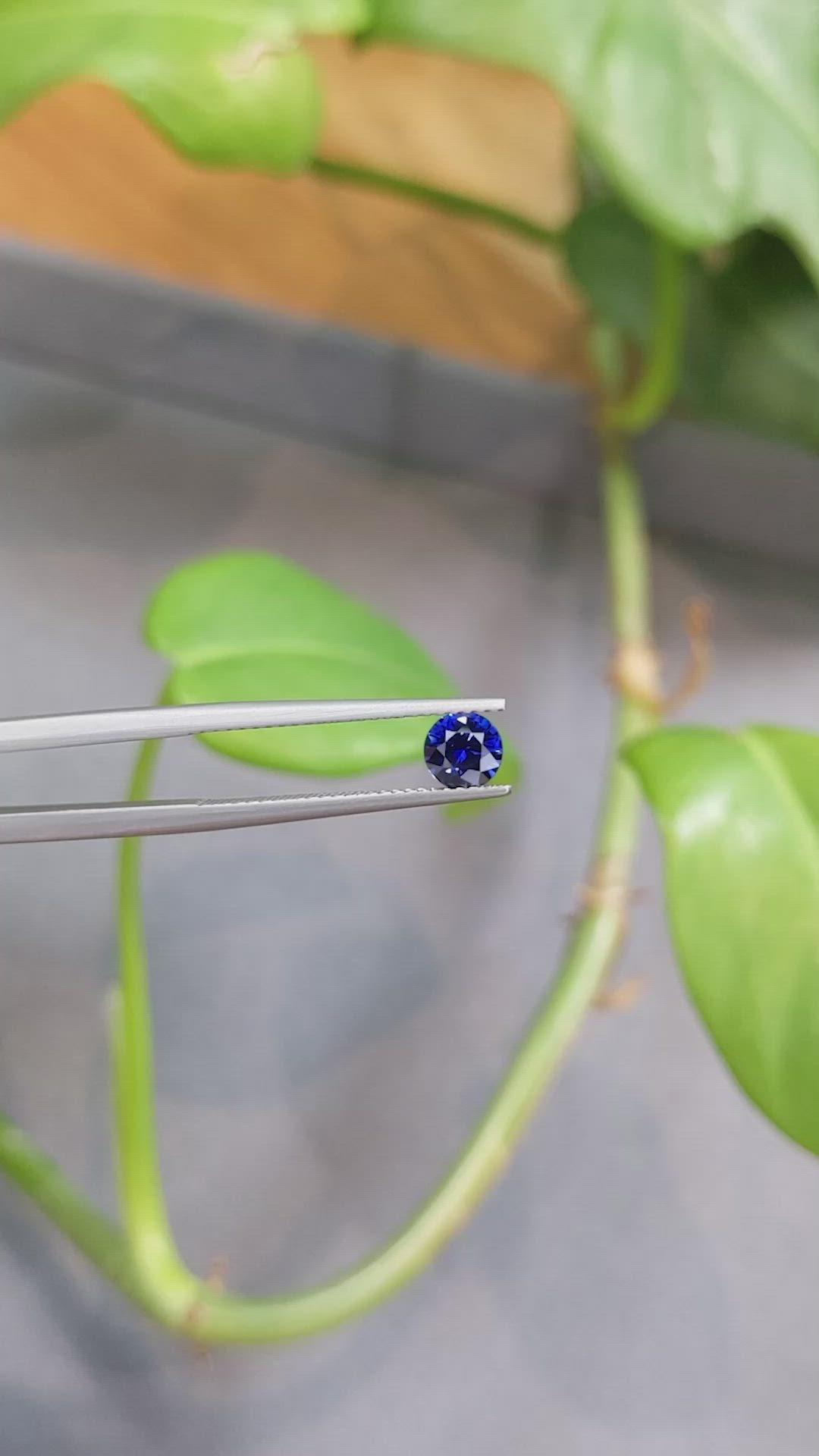 0.60 Ct. Blue Sapphire from Madagascar Size Video