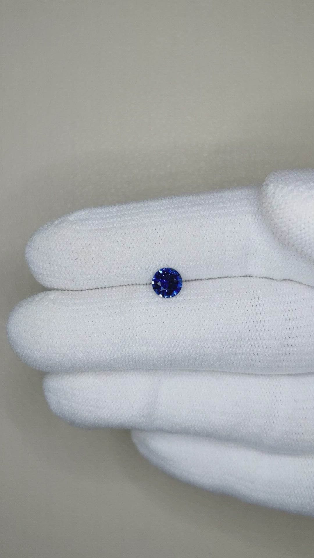 0.60 Ct. Blue Sapphire from Madagascar Size Video