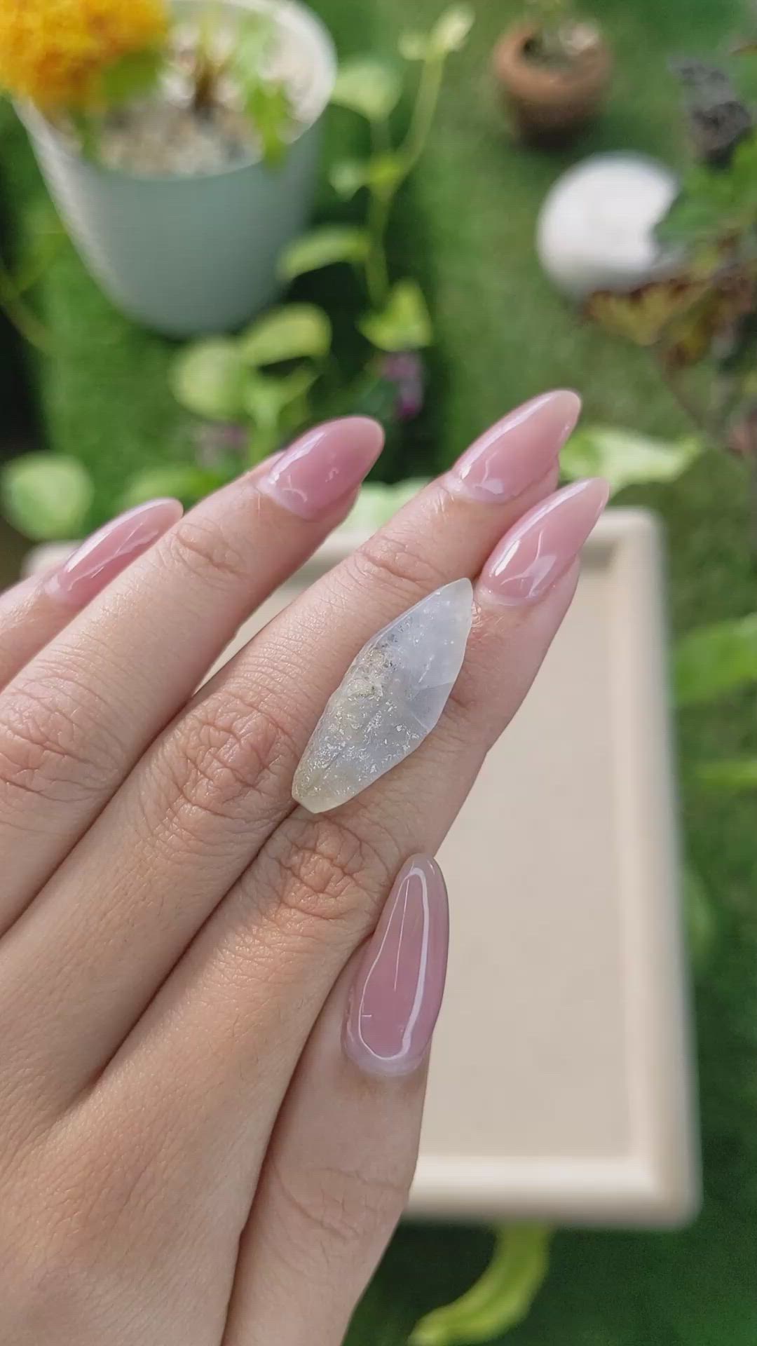 24.42 Ct. Blue Sapphire Crystal from Ceylon (Sri Lanka) Size Video