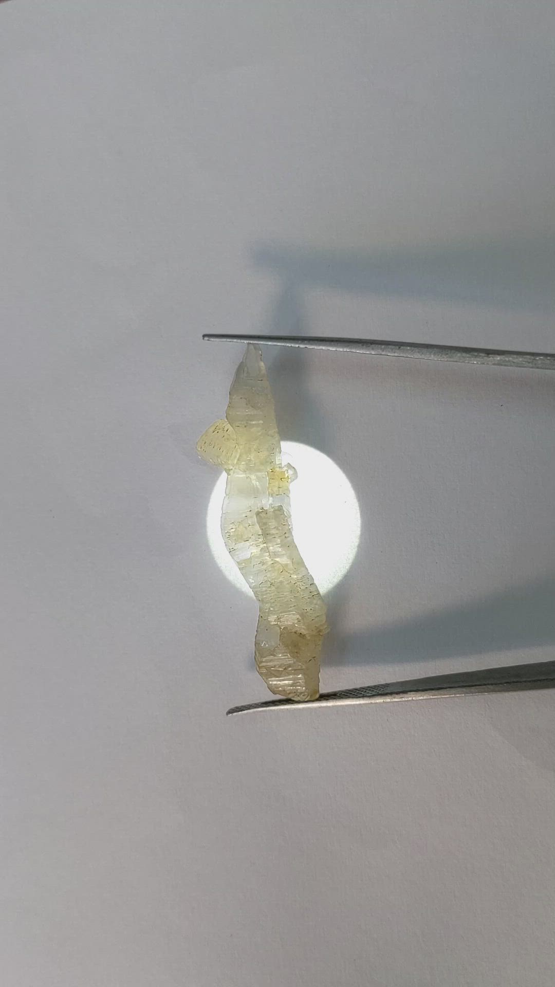 31.08 Ct. Yellow Sapphire Crystal from Ceylon (Sri Lanka) Size Video