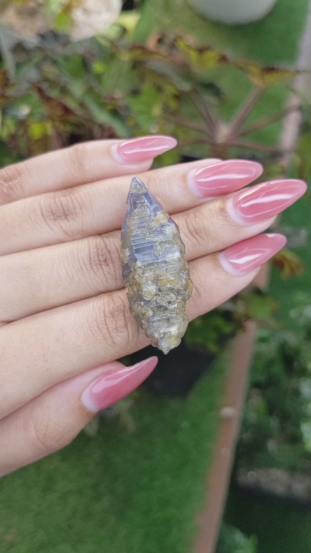 77.93 Ct. Blue Sapphire Crystal from Ceylon (Sri Lanka) Size Video