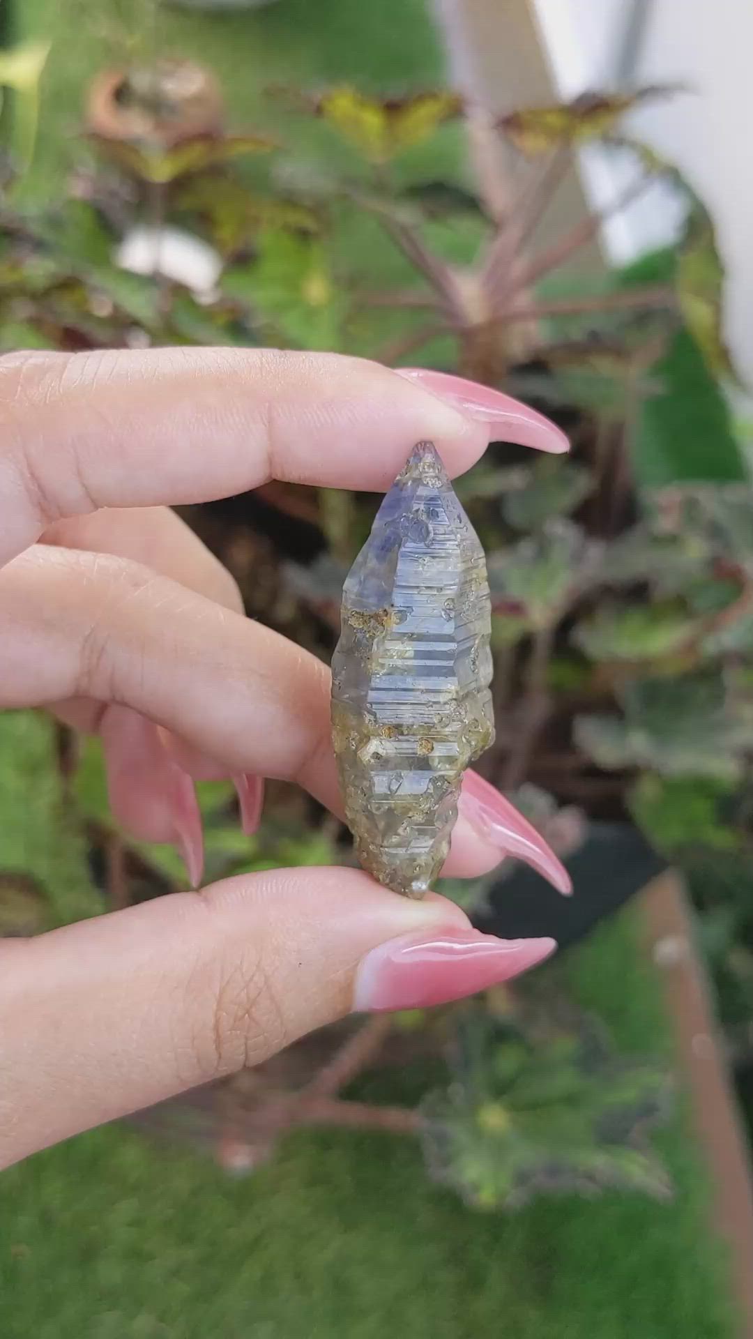 77.93 Ct. Blue Sapphire Crystal from Ceylon (Sri Lanka) Size Video