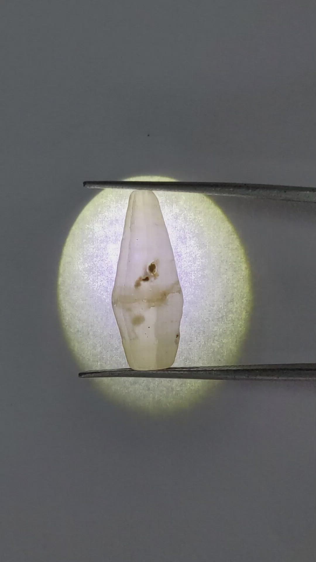 9.98 Ct. Yellow Sapphire Crystal from Ceylon (Sri Lanka) Size Video