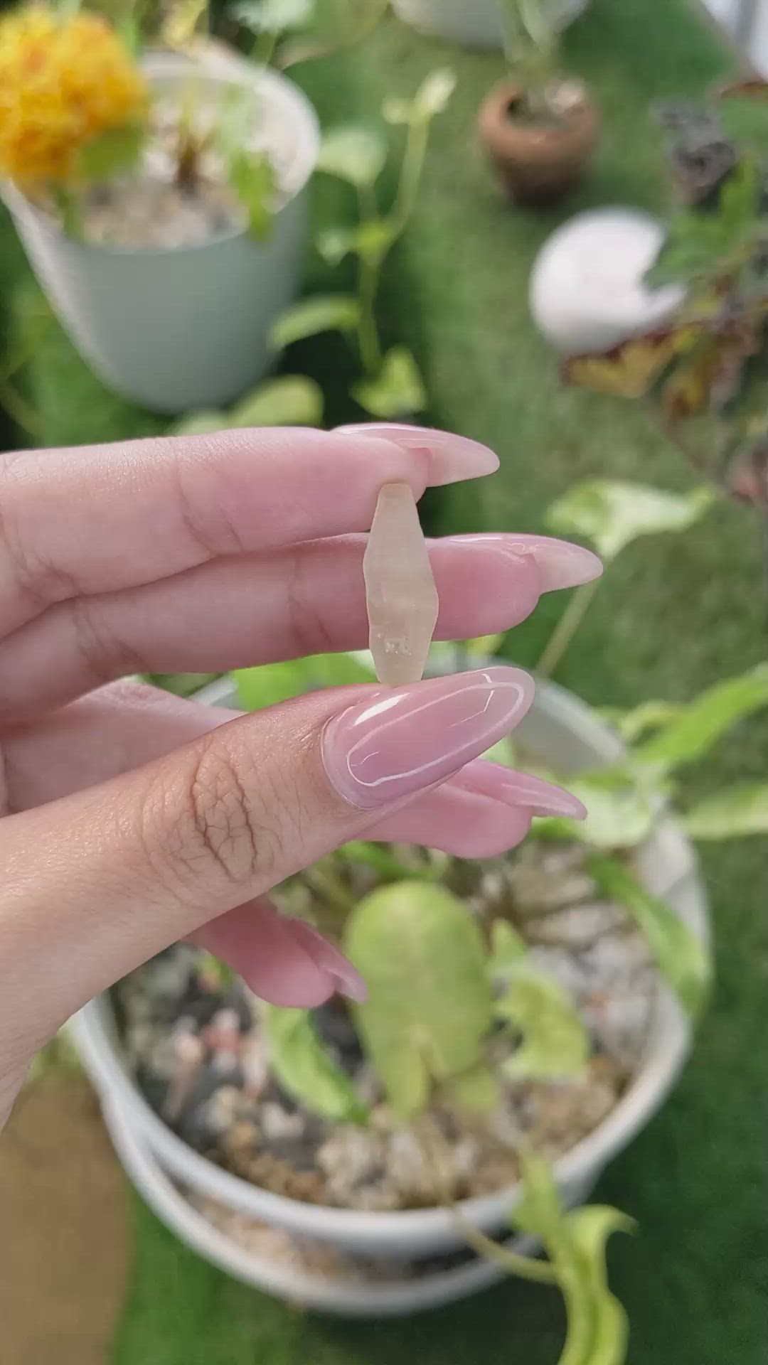 9.98 Ct. Yellow Sapphire Crystal from Ceylon (Sri Lanka) Size Video