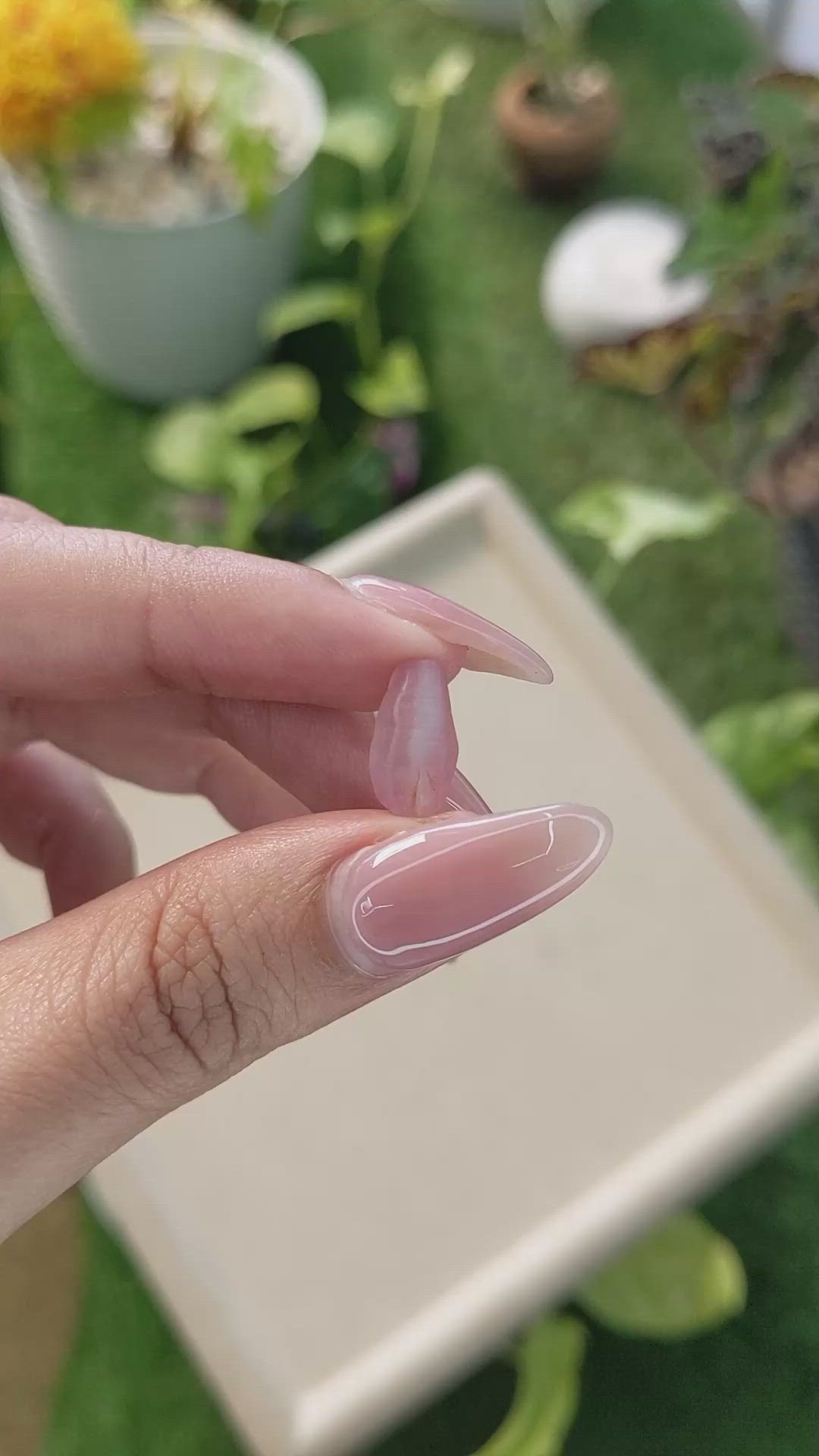 5.55 Ct. Pink Sapphire Crystal from Ceylon (Sri Lanka) Size Video