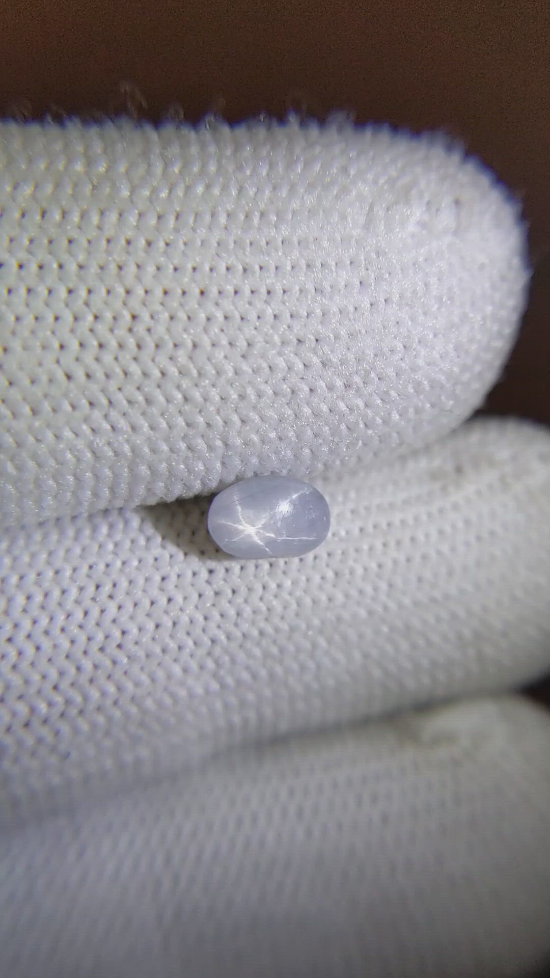1.17 Ct. Grey Star Sapphire from Ceylon (Sri Lanka) Size Video