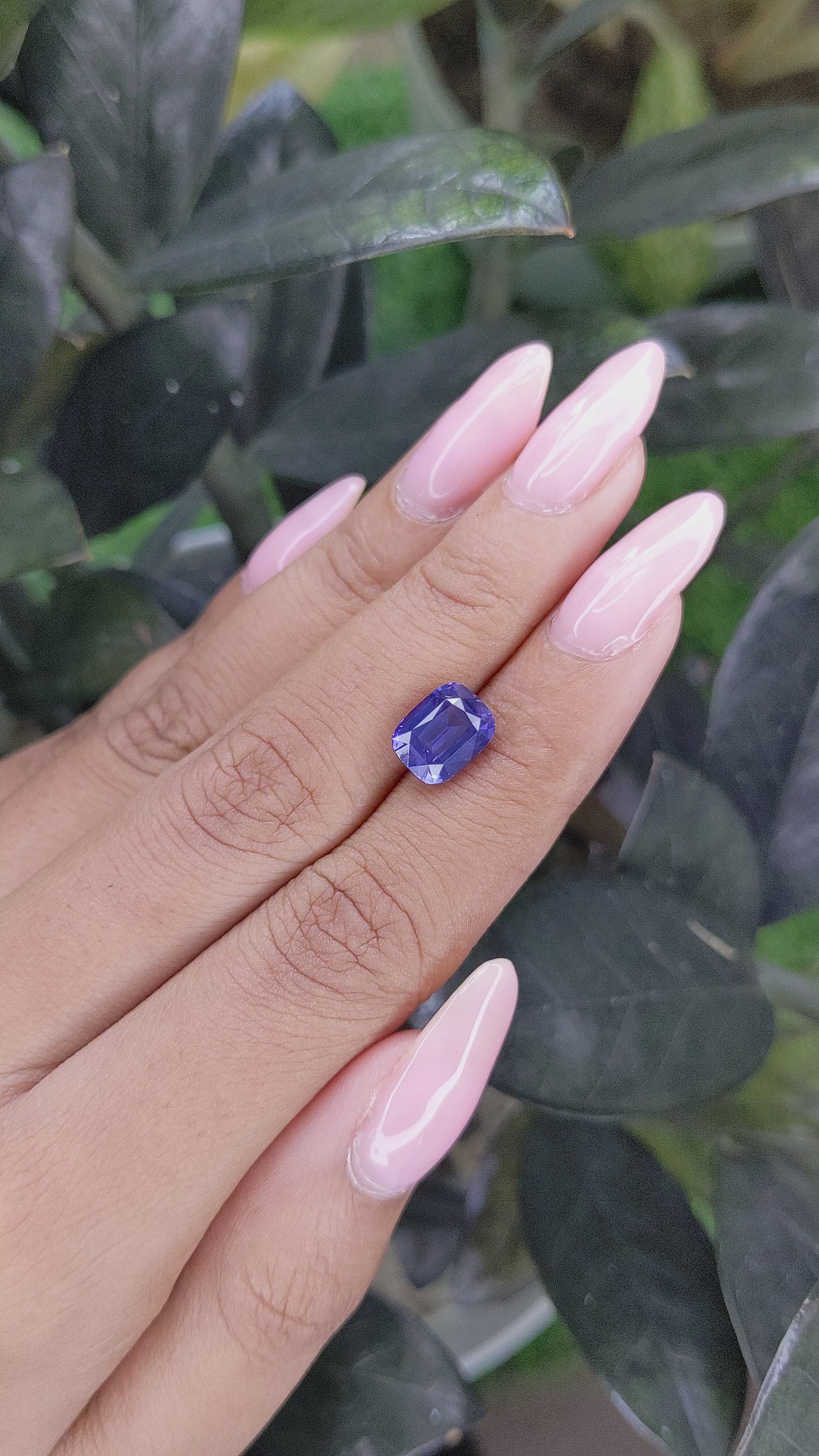 3.59 Ct. Color Change Sapphire from Madagascar Size Video