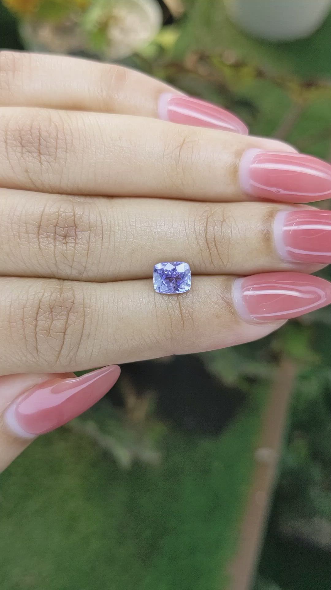 1.28 Ct. Blue Sapphire from Ceylon (Sri Lanka) Size Video