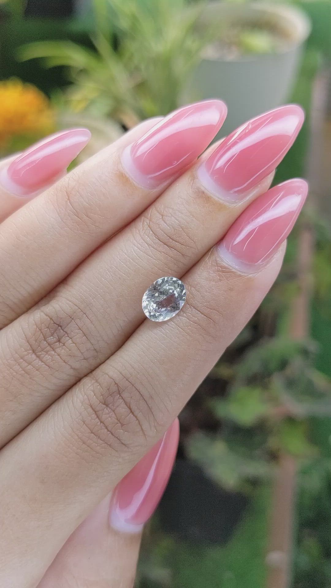 1.72 Ct. Grey Sapphire from Madagascar Size Video