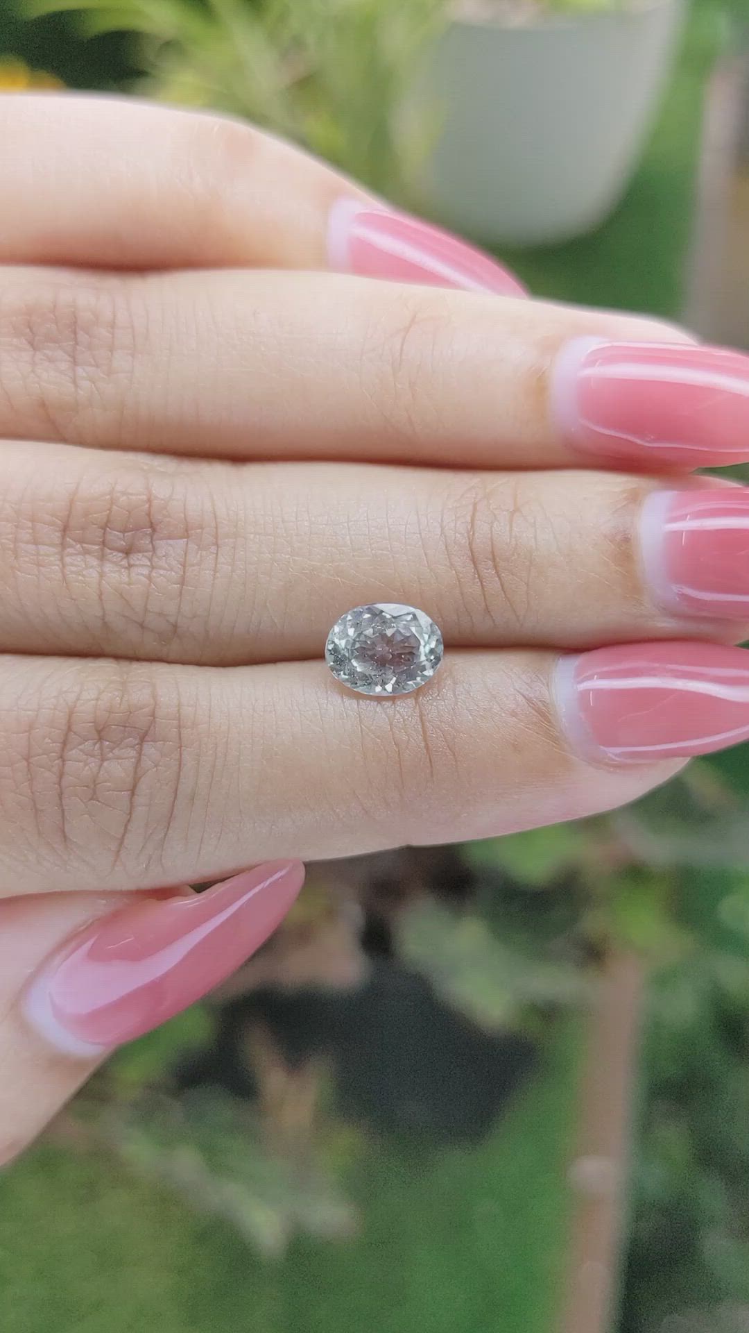 1.72 Ct. Grey Sapphire from Madagascar Size Video